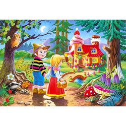Castorland (B-06526) - "Hansel and Gretel" - 60 pieces puzzle