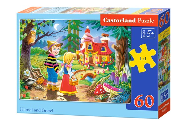 Castorland (B-06526) - "Hansel and Gretel" - 60 pieces puzzle
