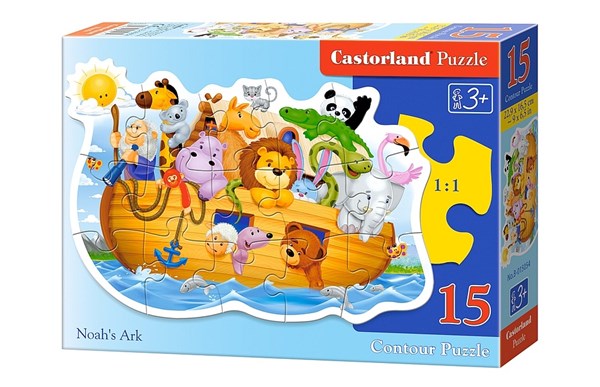 Castorland (B-015054) - "Noah's Ark" - 15 pieces puzzle