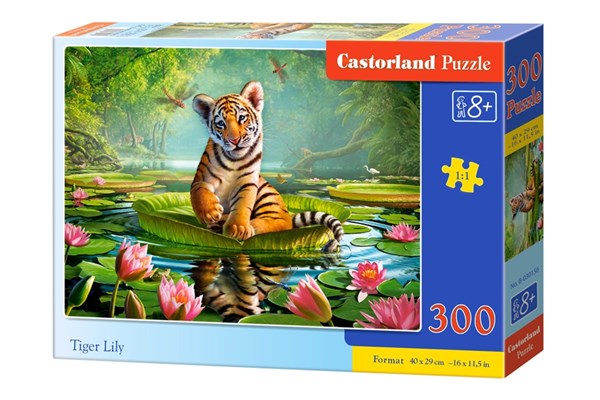 Castorland (B-030156) - "Tiger Lily" - 300 pieces puzzle