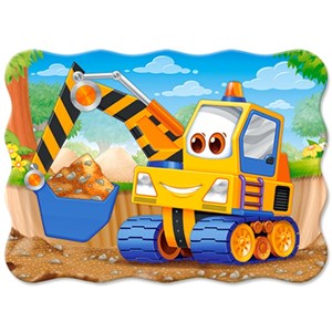 Castorland (B-03464) - "Yellow Digger" - 30 pieces puzzle