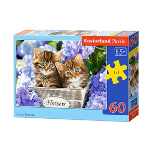 Castorland (B-066087) - "Kitten" - 60 pieces puzzle