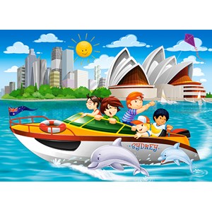 Castorland (B-066025) - "Sydney" - 60 pieces puzzle
