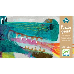Djeco (07170) - "Leon the dragon" - 58 pieces puzzle