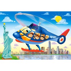 Castorland (B-041015) - "Travel The World" - 8 12 15 20 pieces puzzle