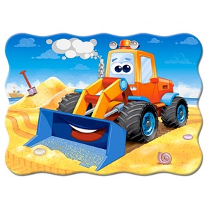 Castorland (B-03600) - "Funny Bulldozer" - 30 pieces puzzle