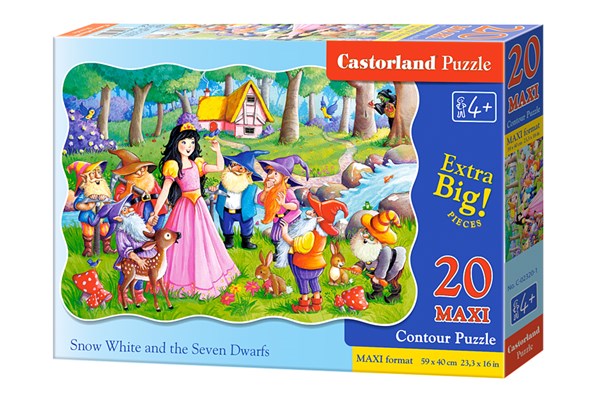 Castorland (C-02320) - "Snow White" - 20 pieces puzzle