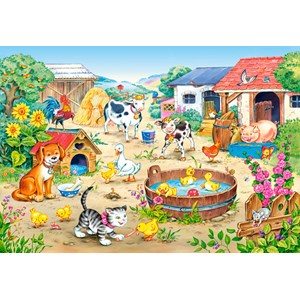 Castorland (B-06663) - "The Farm" - 60 pieces puzzle