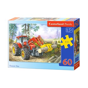 Castorland (B-06601) - "Forest Site" - 60 pieces puzzle