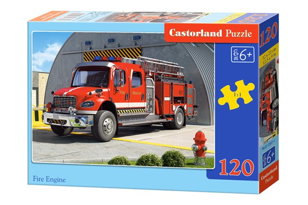 Castorland (B-12831) - "Fire Truck" - 120 pieces puzzle