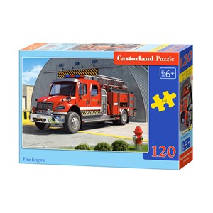 Castorland (B-12831) - "Fire Truck" - 120 pieces puzzle