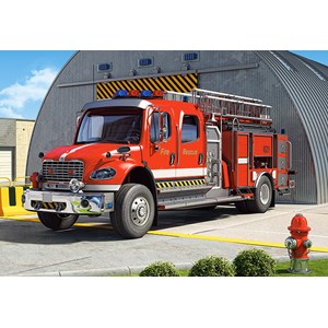 Castorland (B-12831) - "Fire Truck" - 120 pieces puzzle
