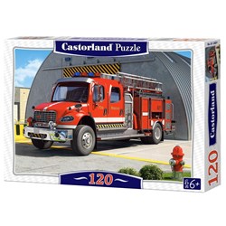 Castorland (B-12831) - "Fire Truck" - 120 pieces puzzle