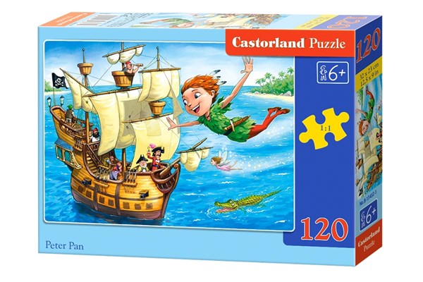 Castorland (B-13432) - "Peter Pan" - 120 pieces puzzle
