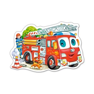 Castorland (B-015078) - "Fire Engine" - 15 pieces puzzle