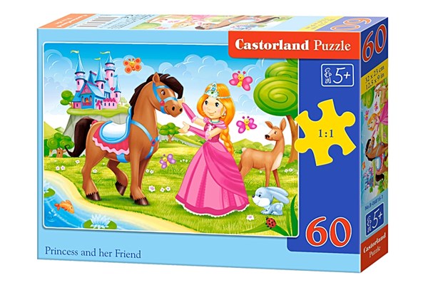 Castorland (B-06816) - "Princess and her Friend" - 60 pieces puzzle