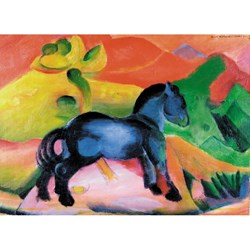 Puzzle Michele Wilson (W60-12) - Franz Marc: "Blue Horse" - 12 pieces puzzle