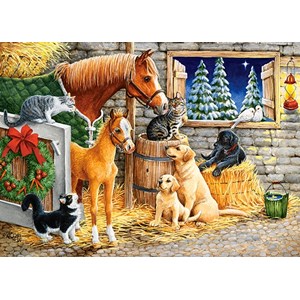 Castorland (B-13340) - "Gathering Friends" - 120 pieces puzzle