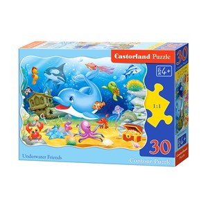 Castorland (B-03501) - "Underwater Friends" - 30 pieces puzzle