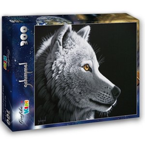 Grafika Kids (01653) - Schim Schimmel: "Wolf Light" - 300 pieces puzzle