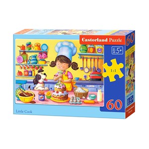 Castorland (B-06885) - "Little Cook" - 60 pieces puzzle