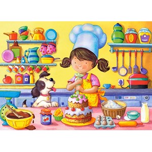 Castorland (B-06885) - "Little Cook" - 60 pieces puzzle