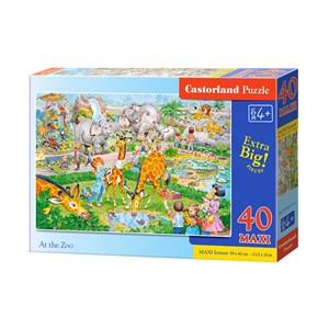 Castorland (B-040179) - "Zoo" - 40 pieces puzzle