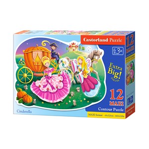Castorland (B-120147) - "Cinderella" - 12 pieces puzzle