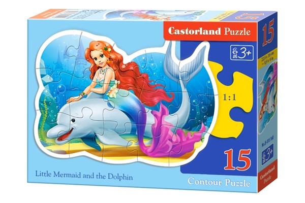 Castorland (B-015160) - "Little Mermaid" - 15 pieces puzzle