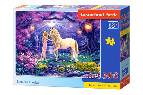 Castorland (B-030224) - "Unicorn Garden" - 300 pieces puzzle