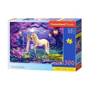 Castorland (B-030224) - "Unicorn Garden" - 300 pieces puzzle