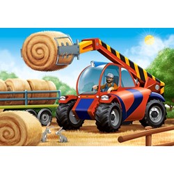 Castorland (B-041039) - "Agricultural Machines" - 8 12 15 20 pieces puzzle