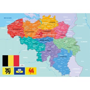 Puzzle Michele Wilson (W83-24) - "Belgium" - 24 pieces puzzle