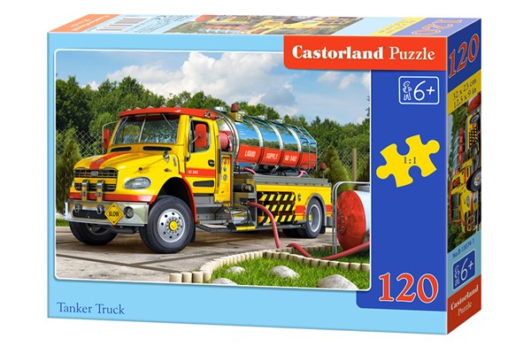 Castorland (B-13074) - "Tanker Truck" - 120 pieces puzzle