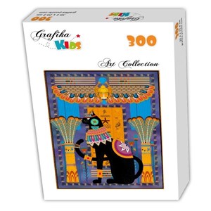Grafika Kids (00966) - "Egyptian Cat" - 300 pieces puzzle