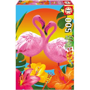 Educa (17737) - "Flamingos" - 500 pieces puzzle