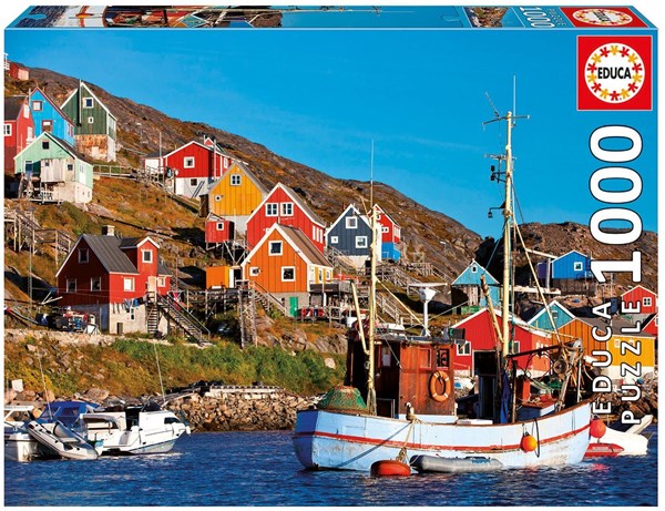 Educa (17745) - "Nordic Houses" - 1000 pieces puzzle