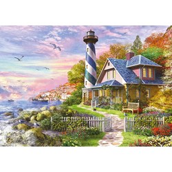 Educa (17677) - Dominic Davison: "Lighthouse in Rock Bay" - 4000 pieces puzzle
