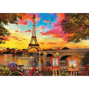Educa (17675) - "Sunset in Paris" - 3000 pieces puzzle