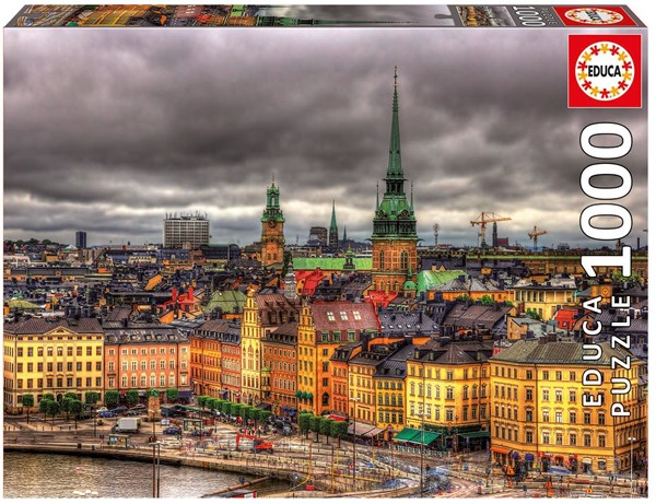 Educa (17664) - "Views of Stockholm, Sweden" - 1000 pieces puzzle
