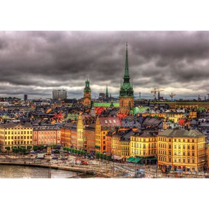 Educa (17664) - "Views of Stockholm, Sweden" - 1000 pieces puzzle