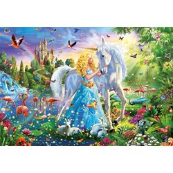Educa (17654) - "The princess and the unicorn" - 1000 pieces puzzle