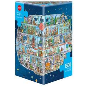 Heye (29841) - Mattias Adolfsson: "Spaceship" - 1500 pieces puzzle