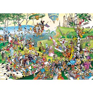 Heye (29836) - Giuseppe Calligaro: "Picnic" - 1000 pieces puzzle