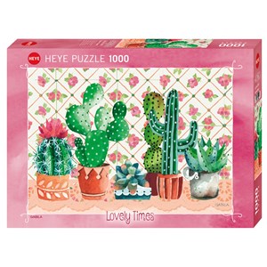 Heye (29831) - Gabila Rissone: "Cactus Family" - 1000 pieces puzzle