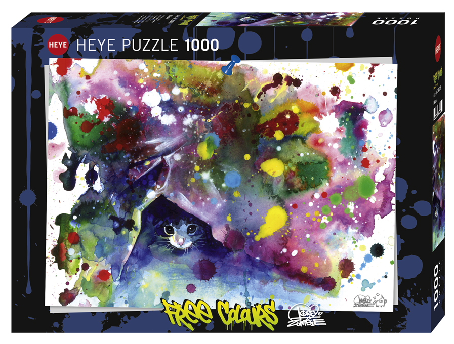 Heye Free Colours Imagination by Lora Zombie 1000 piece jigsaw puzzle 29826 NEW 