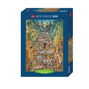 Heye (29820) - Marino Degano: "Protest!" - 2000 pieces puzzle