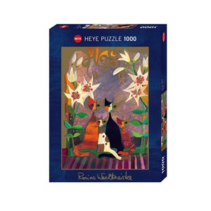 Heye (29819) - Rosina Wachtmeister: "Lilies" - 1000 pieces puzzle