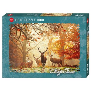 Heye (29805) - Alex Aberi: "Stags" - 1000 pieces puzzle