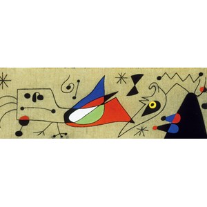 Clementoni (39264) - Joan Miro: "Woman and bird in the night" - 1000 pieces puzzle